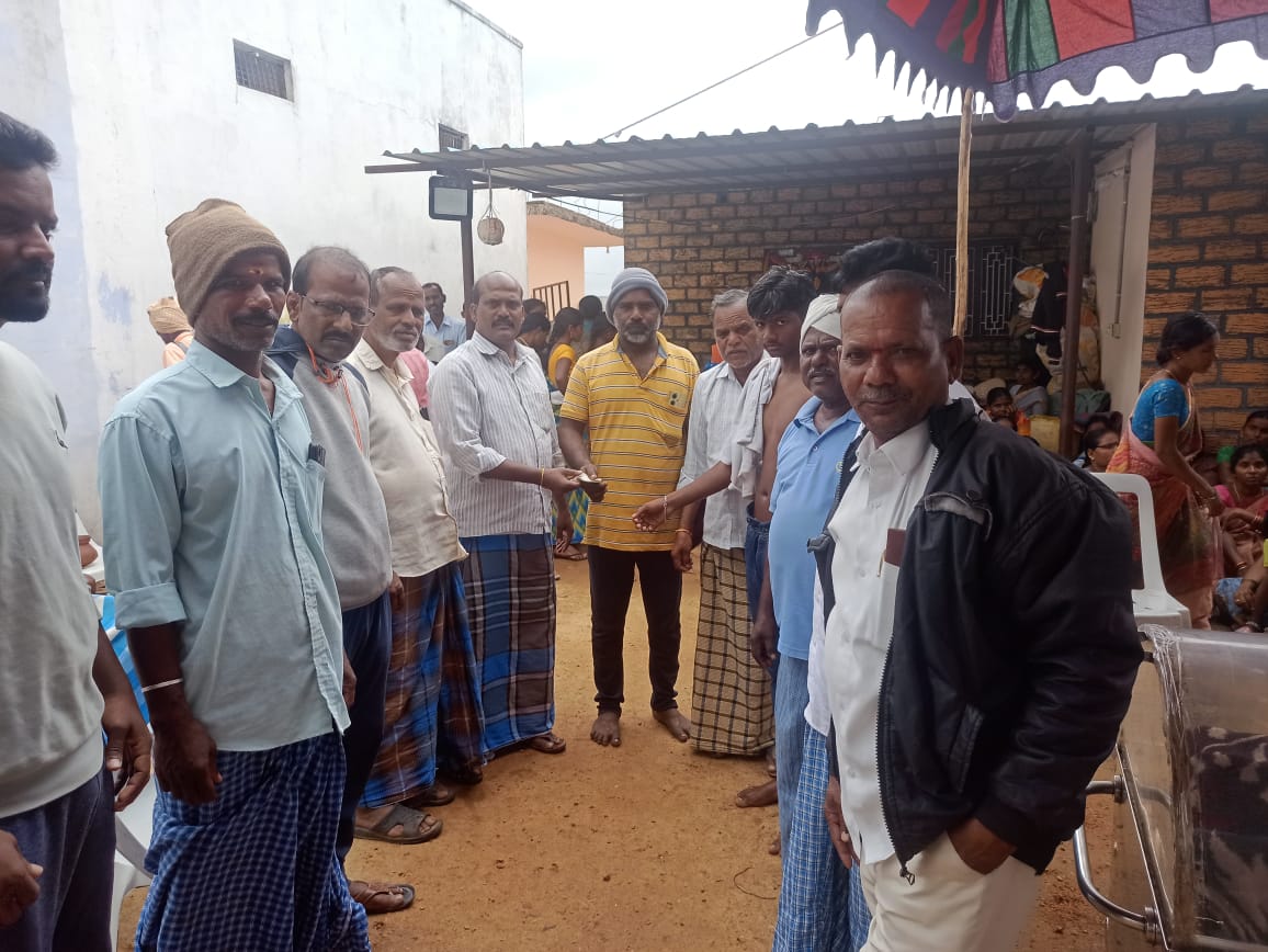 మృతుడి కుటుంబానికి DNR గారి ఆర్థిక చేయూత